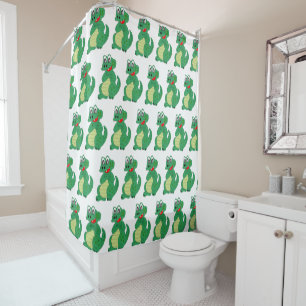 Crocodile Design Shower Curtain