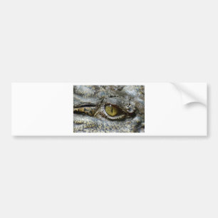 crocodile eye face animal custom personalise diy bumper sticker