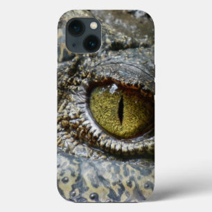 crocodile eye face animal custom personalise diy iPhone 13 case