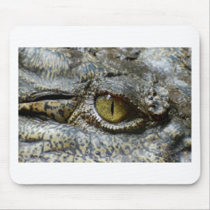 crocodile eye face animal custom personalise diy mouse mat