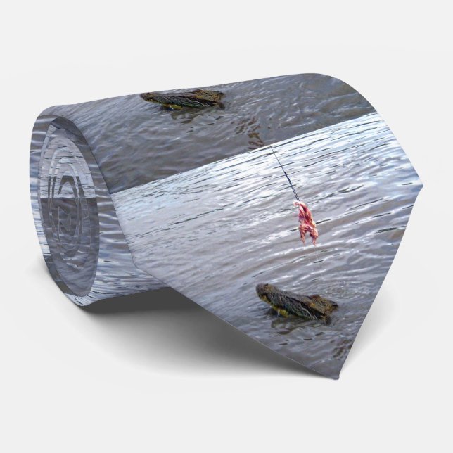 Crocodile Feeding Time, Tie (Rolled)