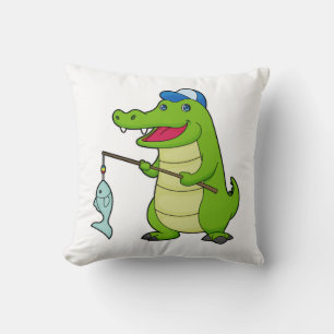 Crocodile Fishing Fisher Finshing rod Cushion