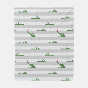 Crocodile Fleece Blanket