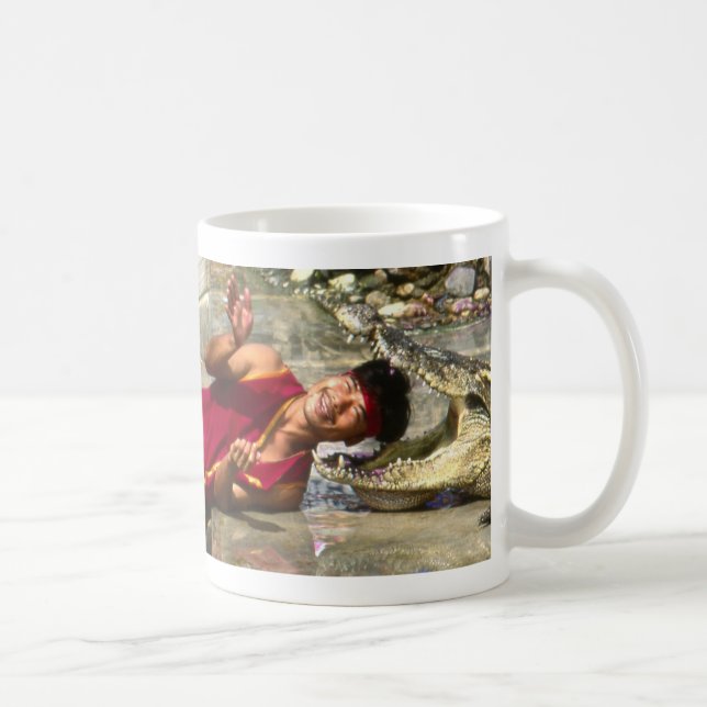 Crocodile Frolics Coffee Mug (Right)