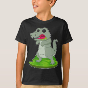 Crocodile Halloween Zombie T-Shirt