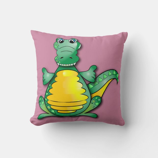 Crocodile hug cushion (Front)