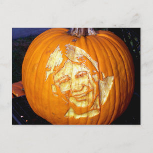 Crocodile Hunter Pumpkin Postcard