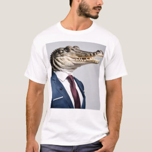 Crocodile in suit T-Shirt
