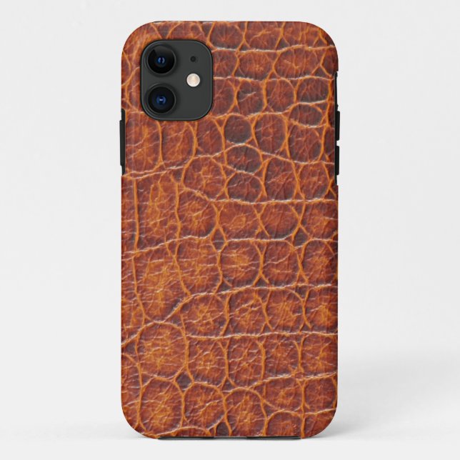 Crocodile Leather Design Case-Mate iPhone Case (Back)