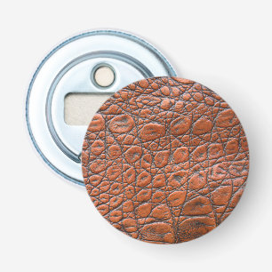 crocodile leather fake look bottle opener