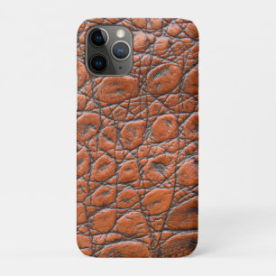 crocodile leather fake look iPhone 11 pro case