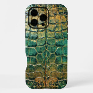 Crocodile leather iPhone 16 pro max case