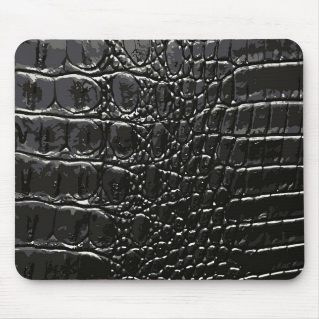 CROCODILE LEATHER MOUSE MAT (Front)