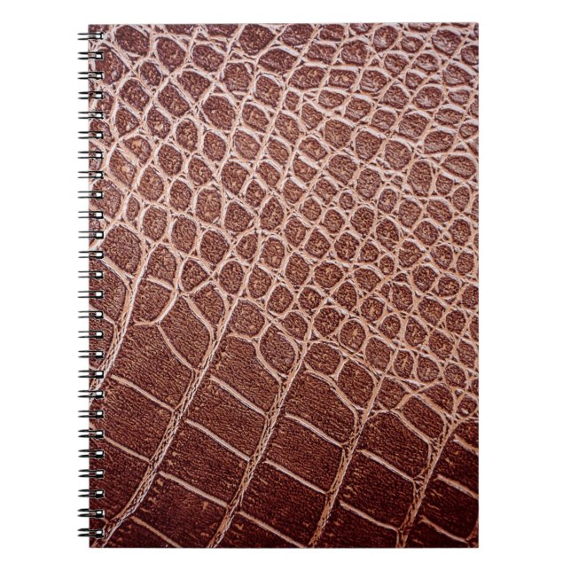 Crocodile leather pattern backgroundabstract,allig notebook (Front)