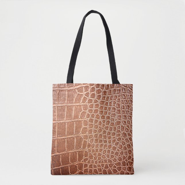 Crocodile leather pattern backgroundabstract,allig tote bag (Front)