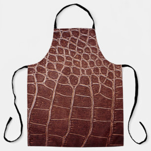 Crocodile leather patternabstract,alligator,animal apron