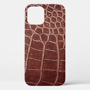 Crocodile leather patternabstract,alligator,animal iPhone 12 case