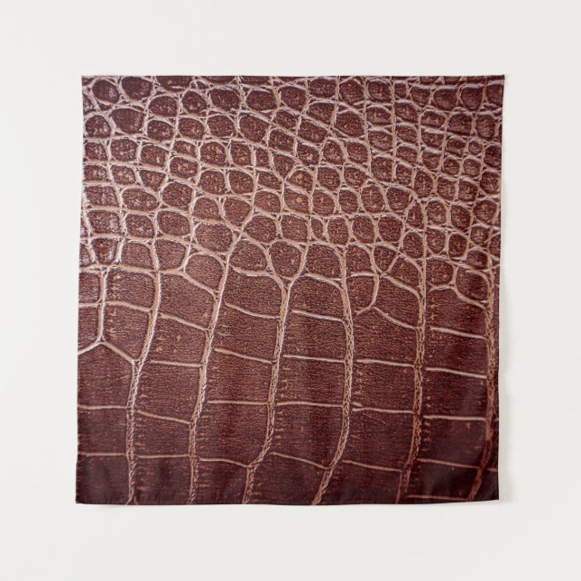 Crocodile leather patternabstract,alligator,animal tapestry (Front)