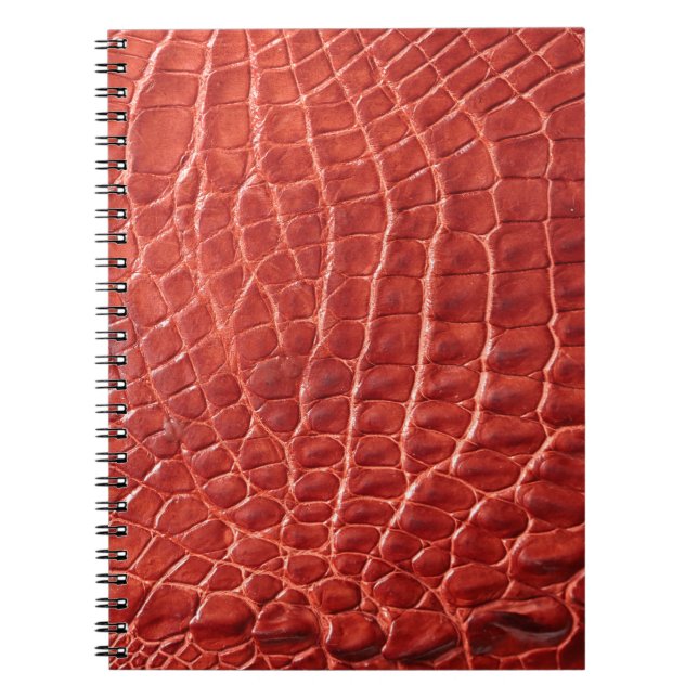 Crocodile leather texture notebook (Front)
