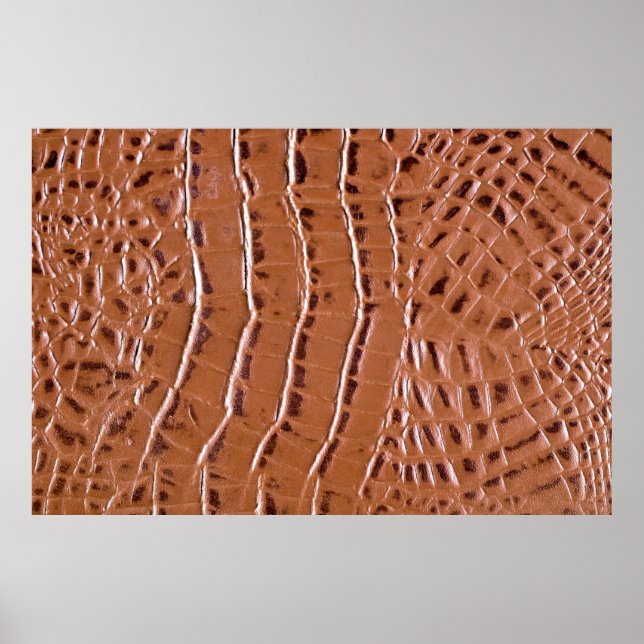 Crocodile leather textured backgroundabstract, ani poster (Front)