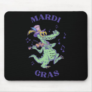 Crocodile Mardi Grawr Costume Mardi Gras Gator Men Mouse Mat
