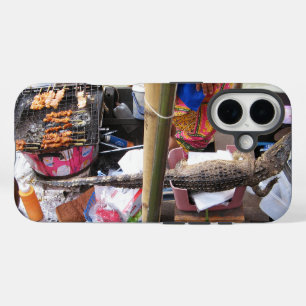 Crocodile Meat BBQ ... Thailand Street Food iPhone 16 Case