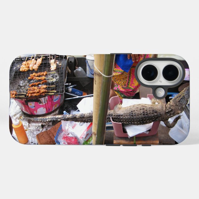 Crocodile Meat BBQ ... Thailand Street Food Case-Mate iPhone Case (Back (Horizontal))