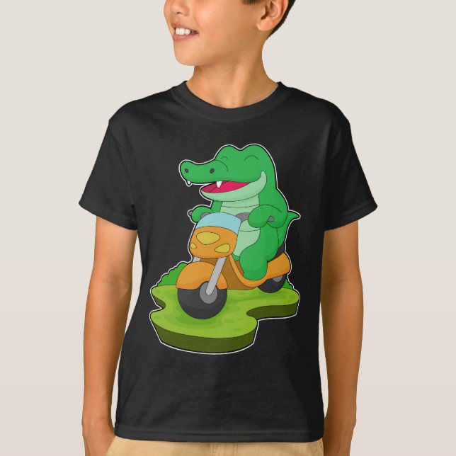 Crocodile Motorcycle T-Shirt (Front)