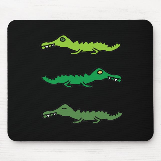Crocodile Mouse Mat (Front)