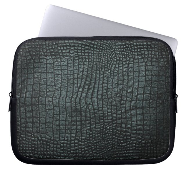 Crocodile Neoprene Laptop Sleeve 10 inch (Front)