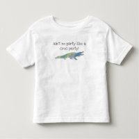 Crocodile Painting Birthday T-shirt