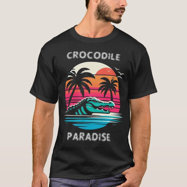 CROCODILE PARADISE T-Shirt (Front)