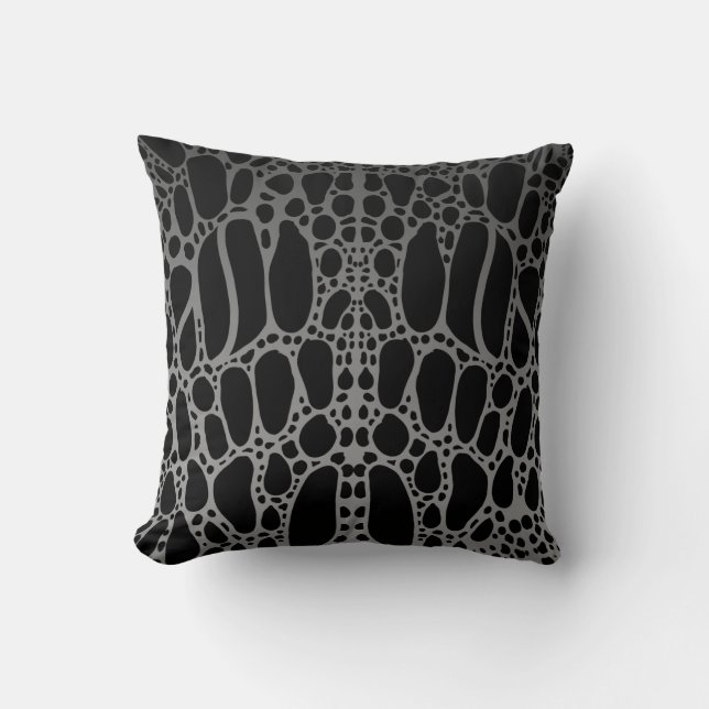 Crocodile Pattern Cushion (Front)