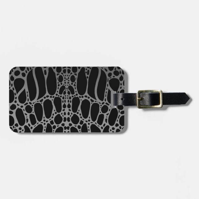 Crocodile Pattern  Luggage Tag (Front Horizontal)
