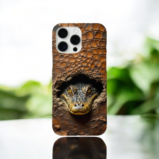 Crocodile pierces his skin Case-Mate iPhone case (Creator Uploaded)
