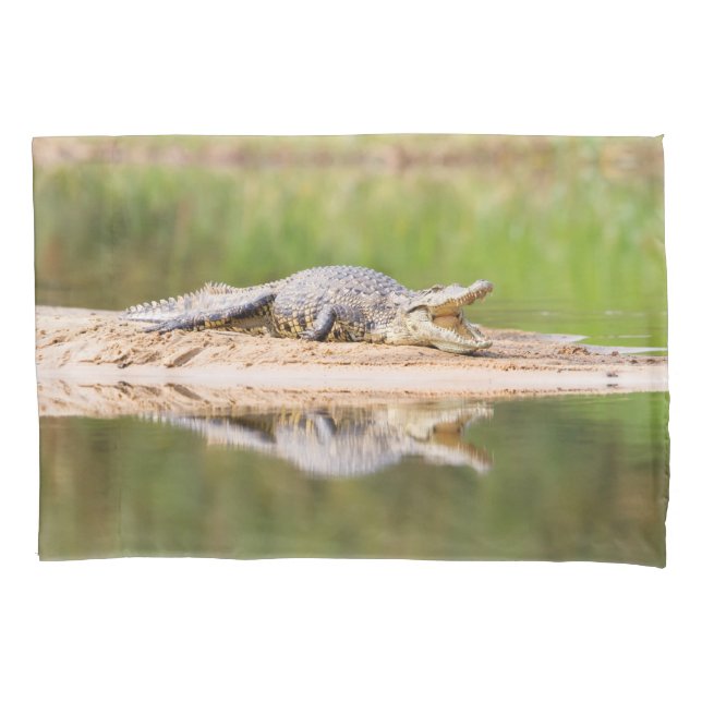 Crocodile Pillowcase (Front)