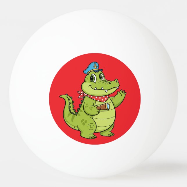 crocodile ping pong ball (Front)
