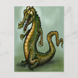 Crocodile Postcard