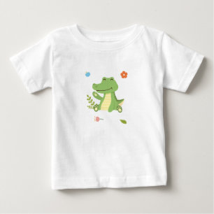 Crocodile printed babysuit baby T-Shirt