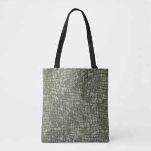 Crocodile Reptile Wild Animal Skin Pattern Tote Bag