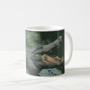 Crocodile Reptiles, Vintage Marine Animal Life Coffee Mug