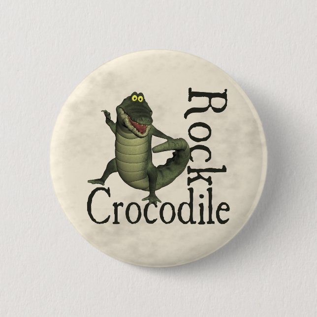 Crocodile Rock 6 Cm Round Badge (Front)
