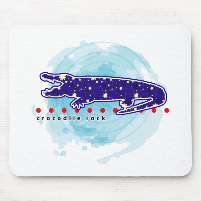 Crocodile Rock Mouse Mat (Front)