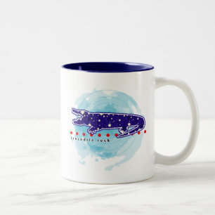 Crocodile Rock Two-Tone Coffee Mug