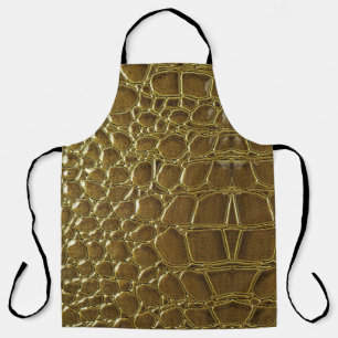 Crocodile Skin: Closeup Texture Detail Apron