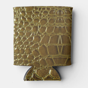 Crocodile Skin: Closeup Texture Detail Can Cooler