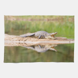 Crocodile Tea Towel