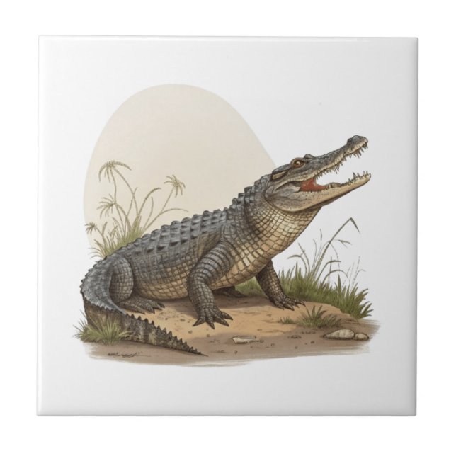 Crocodile Tile (Front)