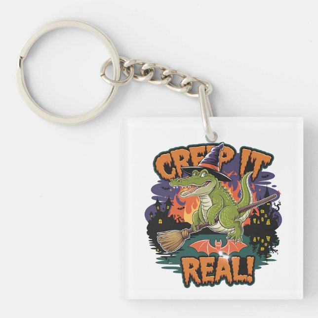 Crocodile Wizard Key Ring (Front)