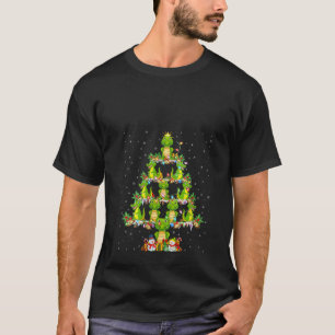 Crocodile Xmas Lighting Santa Crocodile Christmas T-Shirt